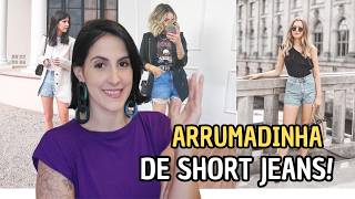 Como montar looks arrumadinhos com short jeans  Looks estilosos com short jeans [upl. by Richelle]