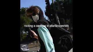 rocking a cardigan in atlanta x werkkk sped up tiktok version [upl. by Toft]