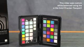 xrite ColorChecker Passport Demo Custom WB [upl. by Sashenka]