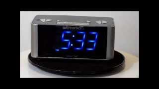 Emerson CKS1708 Smartset MultiFunction Large Display Clock Radio [upl. by Penrose41]