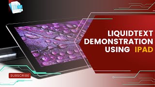 LiquidText Demonstration using iPad  ICONS Infocom P Ltd [upl. by Abramo744]