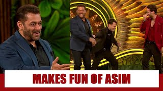 Bigg Boss 15 Update Salman Khan makes fun of Asim Riaz and Umar Riaz [upl. by Ikcin65]