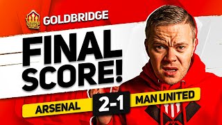 SAME OLD ISSUES Arsenal 21 Man Utd GOLDBRIDGE Reaction [upl. by Eiramesor]