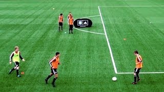 How to play like Spain  Fast combinations  Part One  Soccer passing drill [upl. by Arleta]