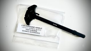 Geissele URGI Charging Handle Black AR Build Series 30  2 [upl. by Nahshu639]