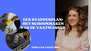 Een STAPPENPLAN voor het SCHOONMAKEN van de VAATWASSER [upl. by Sungam]