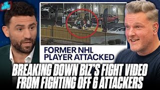 Breaking Down Footage From NHL Vet amp Podcaster Paul Bissonnettes Fight vs 6 Scumbags  Pat McAfee [upl. by Evyn]