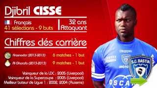 Djibril Cissé à Bastia les chiffres clés [upl. by Floeter355]