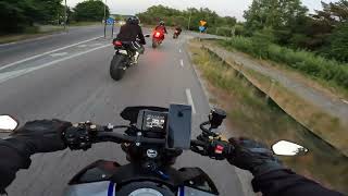 MT09 SP S1000RR TUONO V4 and Z800 From City to country roads [upl. by Alludba]