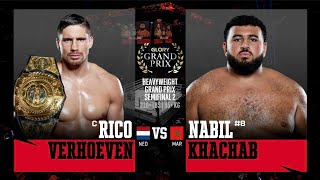 Rico Verhoeven v Nabil Khachab  GLORY Heavyweight Grand Prix 2024 [upl. by Elmaleh233]