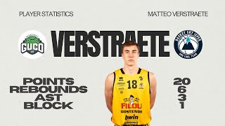 Matteo Verstraete 20 points vs Guco Lier I SNIPER 🥶🔫 [upl. by Savannah774]