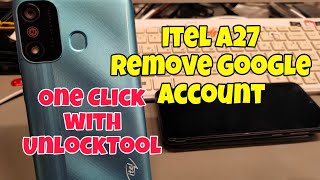 Itel A27 A551L Remove Google Account Bypass FRP One Click with Unlocktool [upl. by Abbotsen]