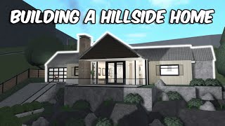 Building My Subscriber A HILLSIDE HOME in BLOXBURG [upl. by Judus]