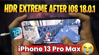 🔥iPhone 13 Pro Max bgmi HDR  EXTREME test after ios 1801  Lag Frame drops [upl. by Bobinette584]