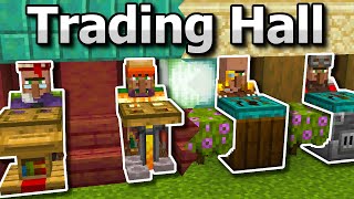 The Ultimate Minecraft 120 Villager Trading Hall Guide [upl. by Nageam]