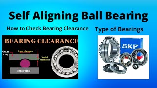 Self Aligning Ball Bearing  How to check bearing Clearance  Rolling bearing [upl. by Jeunesse]