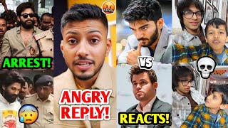 Tech Burner ANGRY REPLY to CONTROVERSY 😡 Allu Arjun ARRESTED Gukesh Vs Magnus Sourav Joshi BB [upl. by Potter]