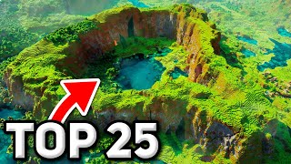 TOP 25 BEST NEW SEEDS For BUILDING In MINECRAFT 121 Bedrock amp Java [upl. by Nerol]