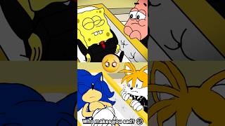 Sonic and SpongeBob Funeral 😭😭😭  Antoons spongebobanimation  sonic spongebob fyp [upl. by Vadnee]