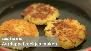 Aardappelkoekjes maken [upl. by Khalid]