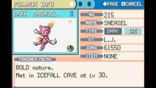 Live 5 Shiny Sneasel in Leaf Green [upl. by Stella]