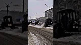 гСургут Трактаристы agriculturefarming automobile miniagricuture agriculturalautomation farm [upl. by Hui]