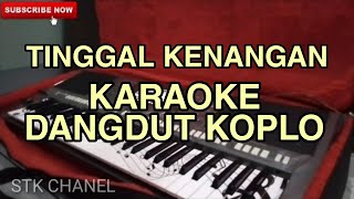 Tinggal Kenangan  KARAOKE DANGDUT Gaby [upl. by Anitap802]