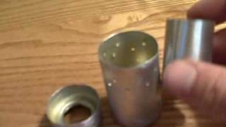 making an alcohol stove out of a 1 oz co [upl. by Cassell]