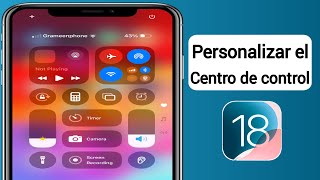 Cómo personalizar el Centro de control de iPhone en iOS 18 [upl. by Nicolais]