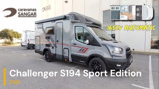 2025 Challenger S194 Sport Edition 165CV AUTOMÁTICA  CARAVANAS SANGAR [upl. by Ahseuqal272]