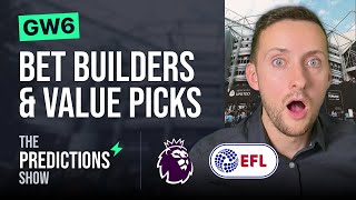 Football Predictions amp Betting Tips Premier League GW6 EFL  MORE [upl. by Auerbach228]