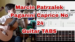 Marcin Patrzalek  Paganini Caprice No 24 Guitar Tabs [upl. by Lotus]