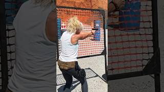 Slaying Targets Handgun Drills LARPing WaRRioR 🪶 Heather Feather 🪶 Rifle Skills Range Gun Techniques [upl. by Brodeur64]