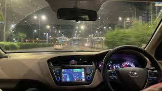 Night Drive on Gurgaon Roads  Waalian  Remix  I20  8 [upl. by Dominique]