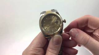 How to Set the Time for the Rolex Datejust [upl. by Candis]