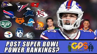 The Very First 2024 NFL POWER RANKINGS [upl. by Enyehc]