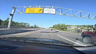 Driving on the Buckman Bridge Jacksonville Florida USA [upl. by Vaios]