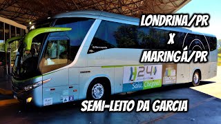 COMO É A VIAGEM DE LONDRINA PARA MARINGÁ DE ÔNIBUS  À BORDO DA VIAÇÃO GARCIA [upl. by Elleinwad]