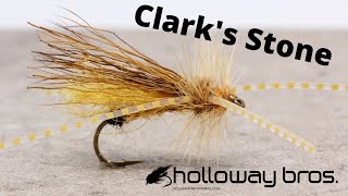 Tying the Clarks Stone  one of the best Stonefly patterns  fly tying  fly tying for beginners [upl. by Mansur]