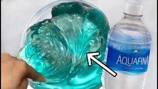 1 INGREDIENT SLIME 💧 ❓ WATER  slime [upl. by Akcimahs477]