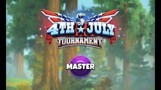 Master  Hole 1 Eagle  4th of July Tournament QR Golf Clash [upl. by Kcoj]