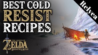 Zelda Breath of the Wild How to Cook Cold Resist Recipes [upl. by Halimaj]