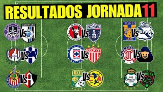 ⚽RESULTADOS Jornada 11 Liga Mx APERTURA 2024 TABLA GENERAL🔥✅ PerroNius [upl. by Akimrej940]