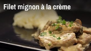 Filet mignon à la crème en moins de 10 minutes [upl. by Llenor650]