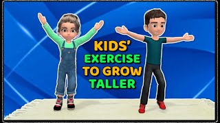 CHILDRENS FITNESS EXERCISE TO GROW TALLER [upl. by Noiek]