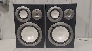 Yamaha NS6490 Black 70Watts 8 Ohms MAX Input 140 Watt 3Way Bookshelf Speakers [upl. by Schwing]