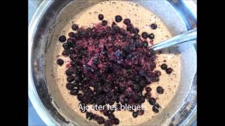 Galette de Sarrasin aux Bleuets  Octobre 2015 [upl. by Adyela]