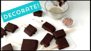 DIY Brownie Pops Recipe [upl. by Coray833]