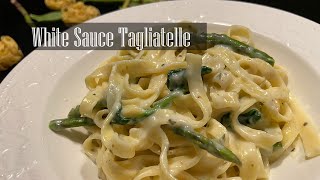 Tagliatelle in White Sauce  Cooking the Italian Way  Pasta in White Sauce Recipe  RKC [upl. by Oicnerolf]