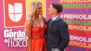 Premios Juventud 2022 la primera vez de Guaynaa y Lele Pons juntos en una alfombra roja  GYF [upl. by Voorhis]